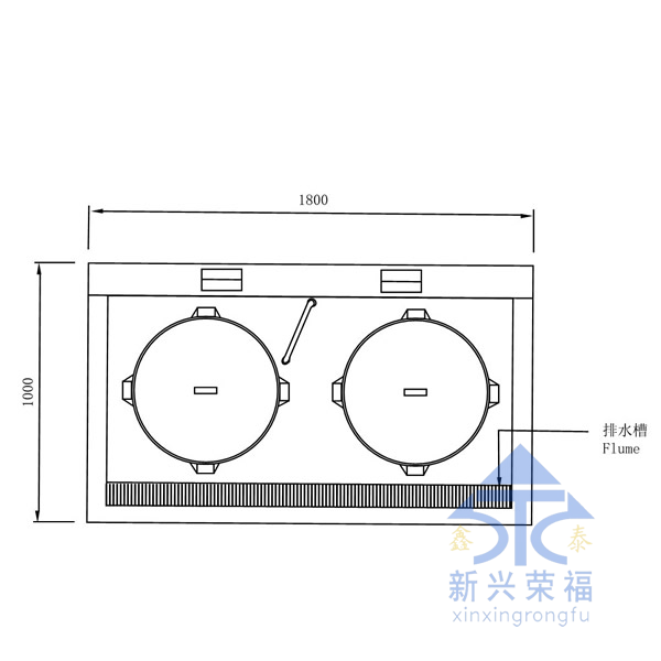 中式蒸撐灶尺寸圖（頂）